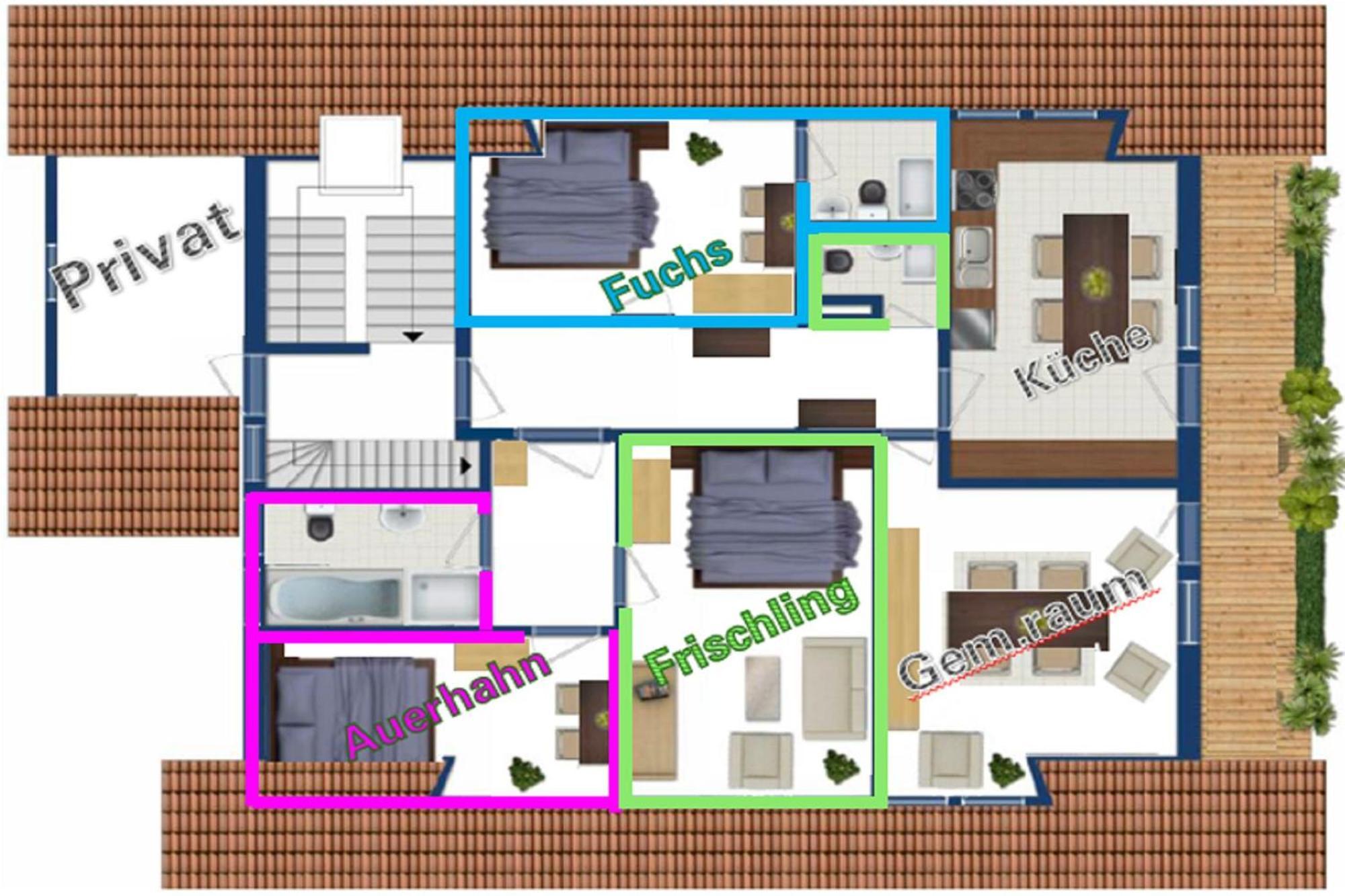 Schwarzwild - Ferienwohnung Und Ferienzimmer Байерсброн Екстериор снимка